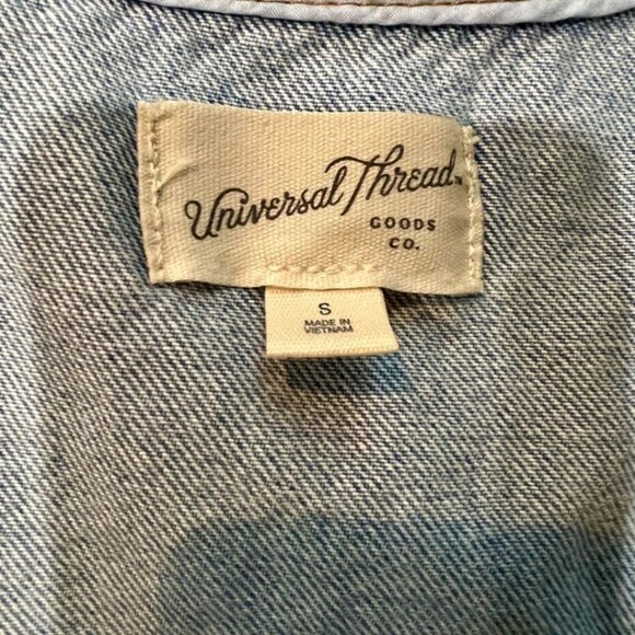 Universal Thread Sleeveless Denim Top – Size S - Picture 2 of 3